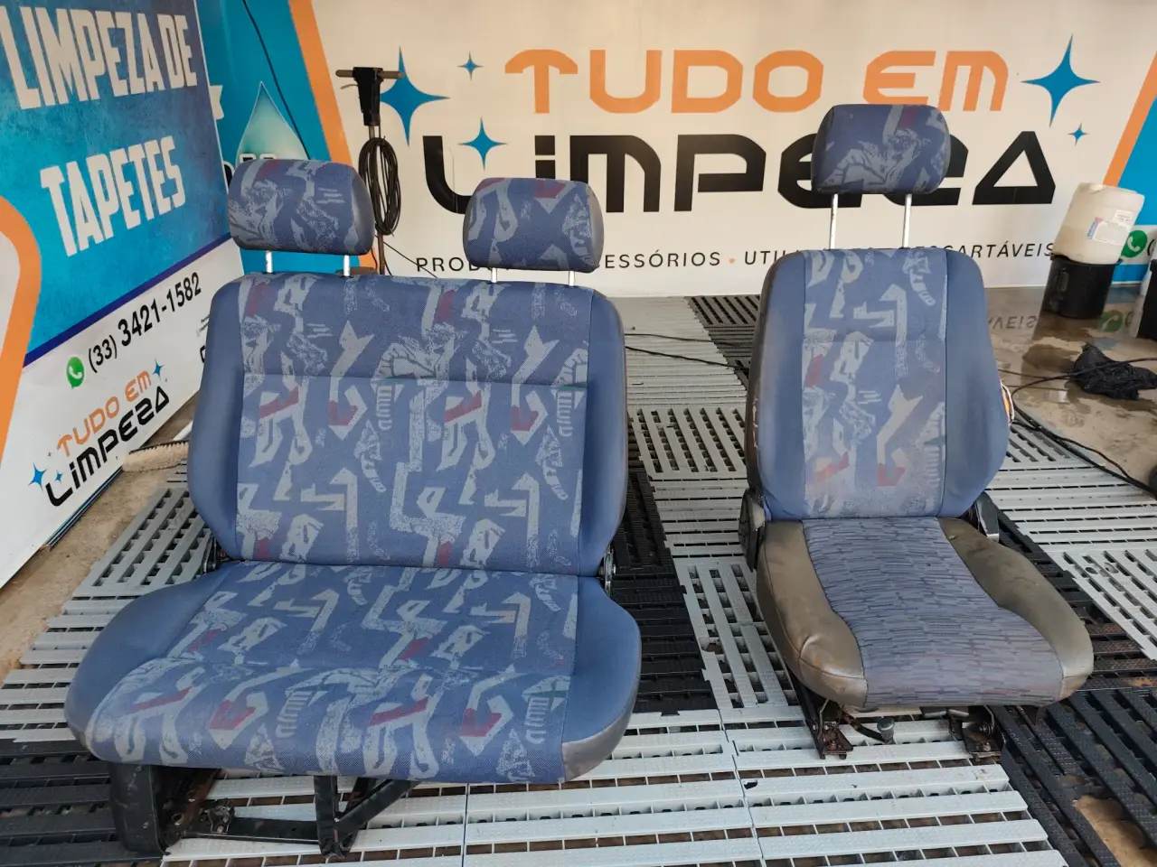 Serviço de higienização — durante